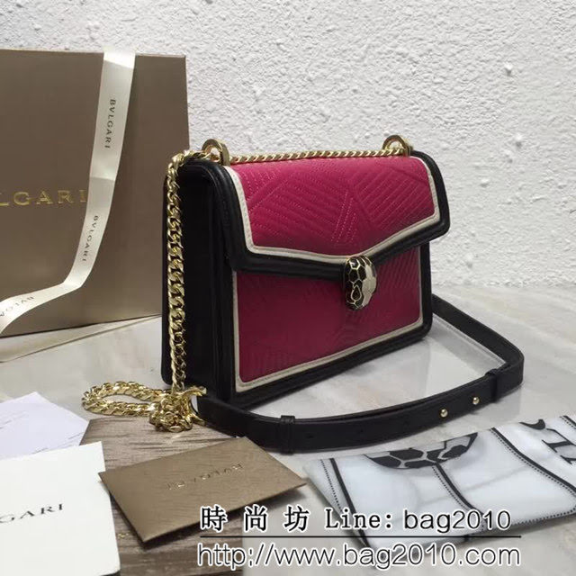 BVLGARI寶格麗 2018專櫃新型蛇頭包 蛇形繡線限定款 Serpenti Forever系列 286628 FYD1072